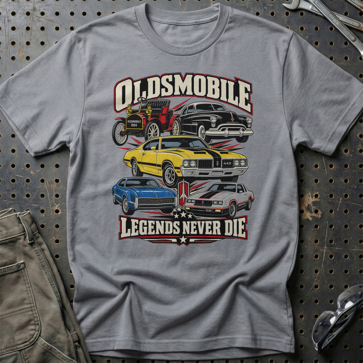 
Produktbillede af Oldsmobile Legends Never Die T-Shirt