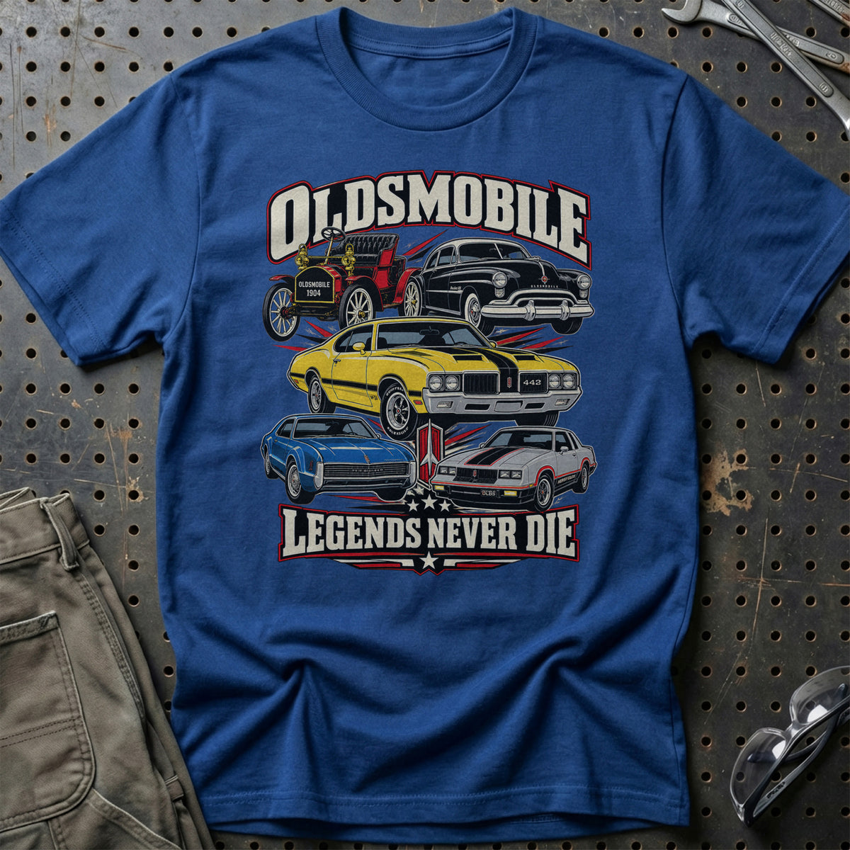 
Produktbillede af Oldsmobile Legends Never Die T-Shirt