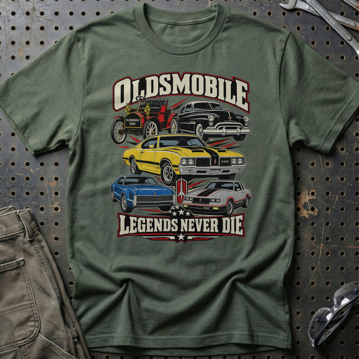 
Produktbillede af Oldsmobile Legends Never Die T-Shirt