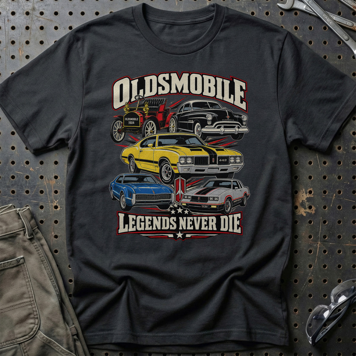 
Produktbillede af Oldsmobile Legends Never Die T-Shirt