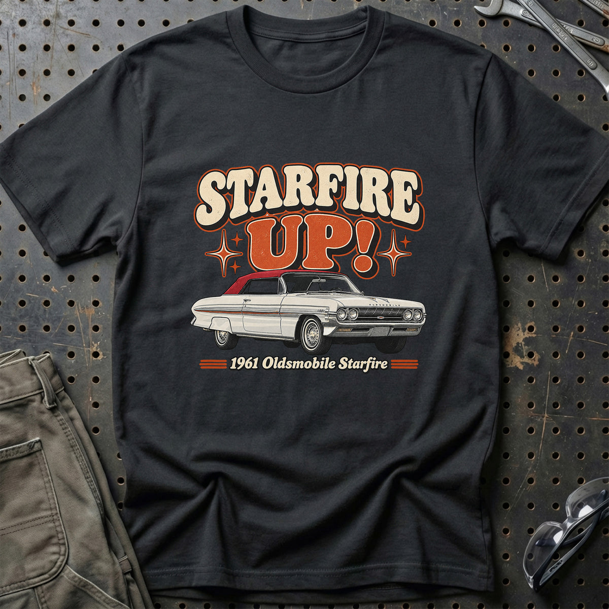
Oldsmobile Starfire 1961 – Starfire Up! T-Shirt – Sort