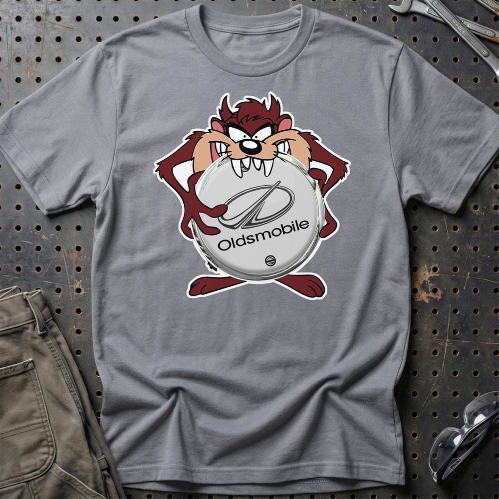 Oldsmobile TAZ T-Shirt-Beklædning-Oldsmobile-Grå Sport-S-Garage Culture Shop- garage - man cave - merchandise