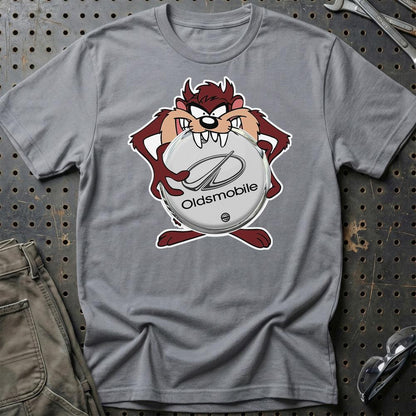 Oldsmobile TAZ Unisex T-Shirt , Bomuld-Beklædning-Oldsmobile-Grå Sport-S-Garage Culture Shop- garage - man cave - merchandise