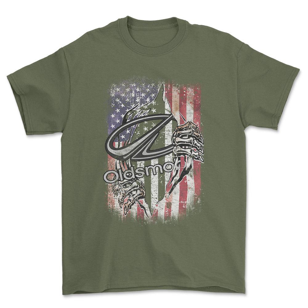 
Produktbillede af Oldsmobile US Flag T-Shirt