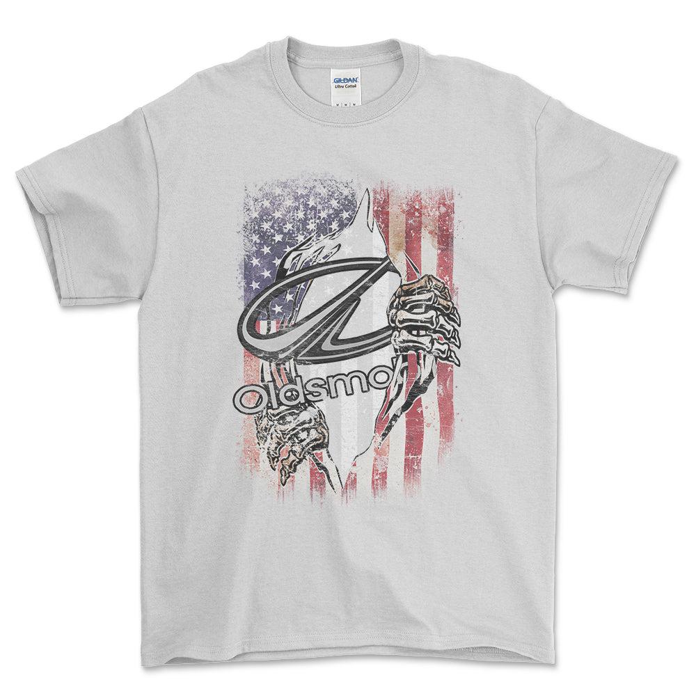 
Produktbillede af Oldsmobile US Flag T-Shirt