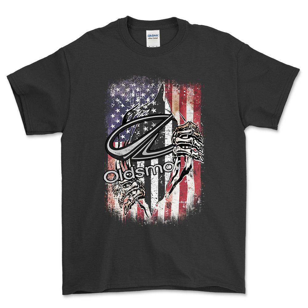 
Produktbillede af Oldsmobile US Flag T-Shirt