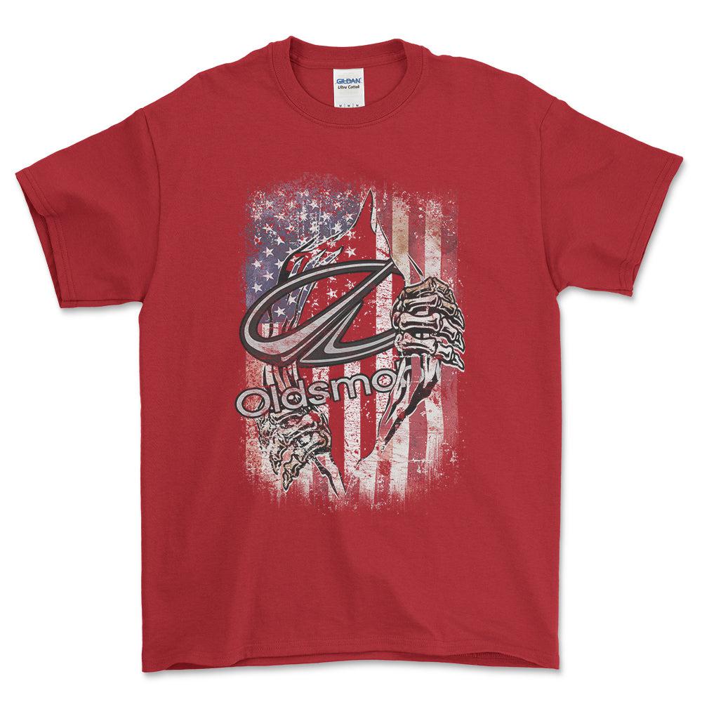 
Produktbillede af Oldsmobile US Flag T-Shirt