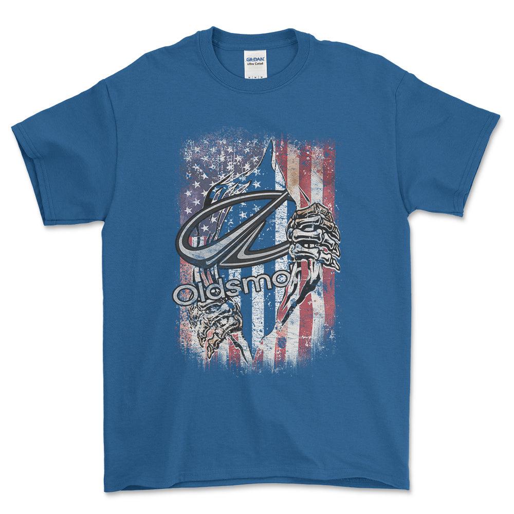 
Produktbillede af Oldsmobile US Flag T-Shirt