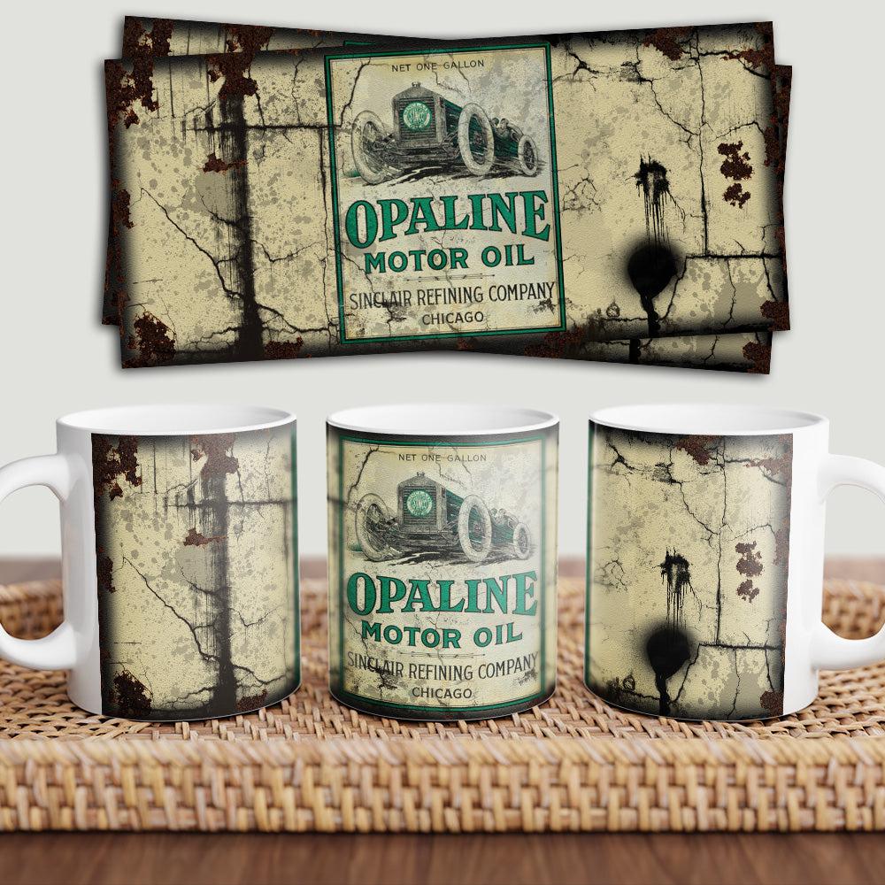 Opaline Motorolie Keramisk Krus-Krus-Motorolie-Garage Culture Shop- garage - man cave - merchandise