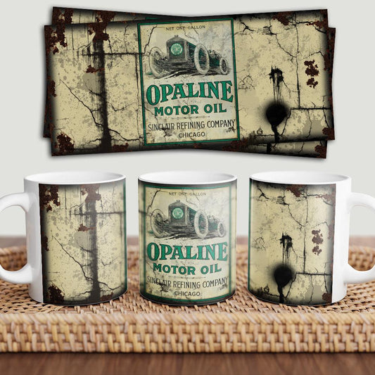 Opaline Motorolie Keramisk Krus-Krus-Motorolie-Garage Culture Shop- garage - man cave - merchandise