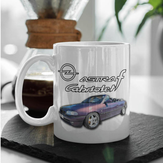 Opel Astra F Cabrio Keramisk Krus-Krus-Opel-Garage Culture Shop- garage - man cave - merchandise