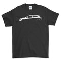 Opel Astra K Silhuet - Unisex T-Shirt , Bomuld-Beklædning-Opel-Sort-S-Garage Culture Shop- garage - man cave - merchandise
