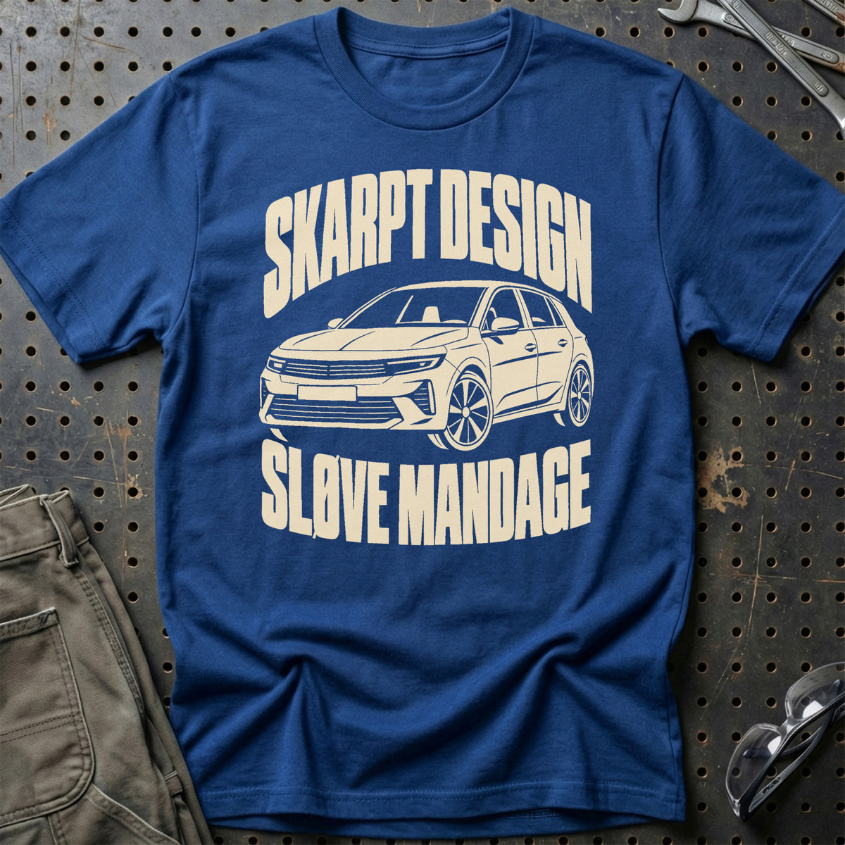 
Opel Astra L – Skarpt design sløve mandage – Unisex T-Shirt – Blå Royal