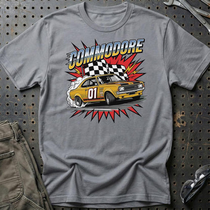 Opel Commodore A GS/E 1970’er Klassiker - Unisex T-Shirt-Beklædning-Opel-Grå Sport-S-Garage Culture Shop- garage - man cave - merchandise