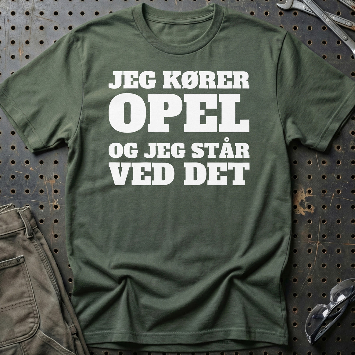 
Produktbillede af Opel – Jeg Kører Opel Og Jeg Står Ved Det T-Shirt