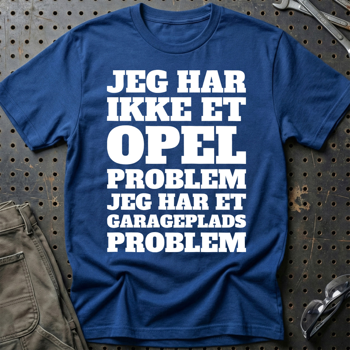 
Produktbillede af Opel – Jeg har et garageplads problem T-Shirt