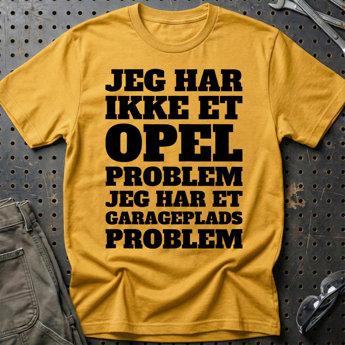 
Produktbillede af Opel – Jeg har et garageplads problem T-Shirt