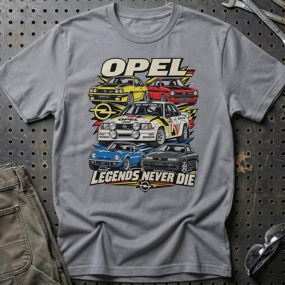 
Produktbillede af Opel Legends Never Die T-Shirt