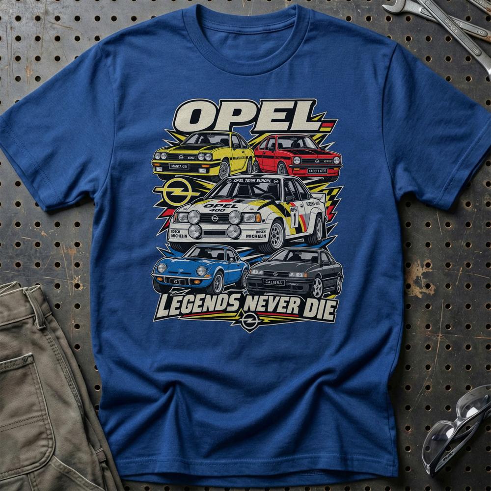 
Produktbillede af Opel Legends Never Die T-Shirt