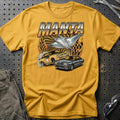 Opel Manta A B Classic German Street Legend T-Shirt-Beklædning-Opel-Guld-S-Garage Culture Shop- garage - man cave - merchandise
