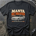 
Opel Manta B GT-E 1982 – Manta Be Driven T-Shirt – Sort