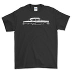 Opel Rekord Olympia P1 1960 Silhuet T-Shirt-Beklædning-Opel-Sort-S-Garage Culture Shop- garage - man cave - merchandise
