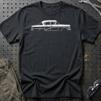 
Opel Rekord Olympia P1 1960 Silhuet T-Shirt – Sort