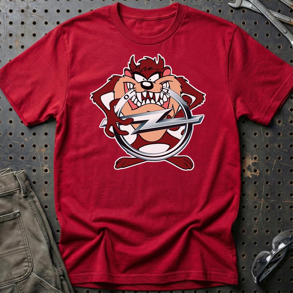 Opel TAZ T-Shirt-Beklædning-Opel-Rød-S-Garage Culture Shop- garage - man cave - merchandise