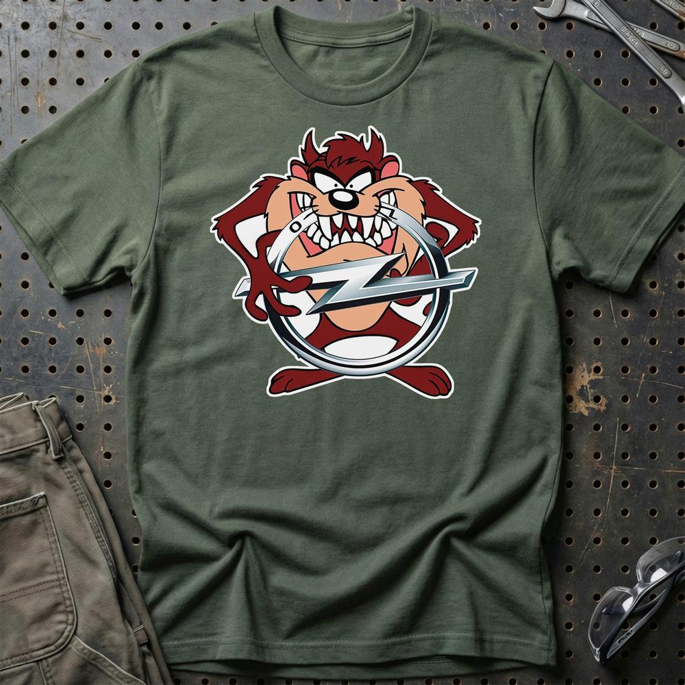 Opel TAZ T-Shirt-Beklædning-Opel-Grøn Militær-S-Garage Culture Shop- garage - man cave - merchandise
