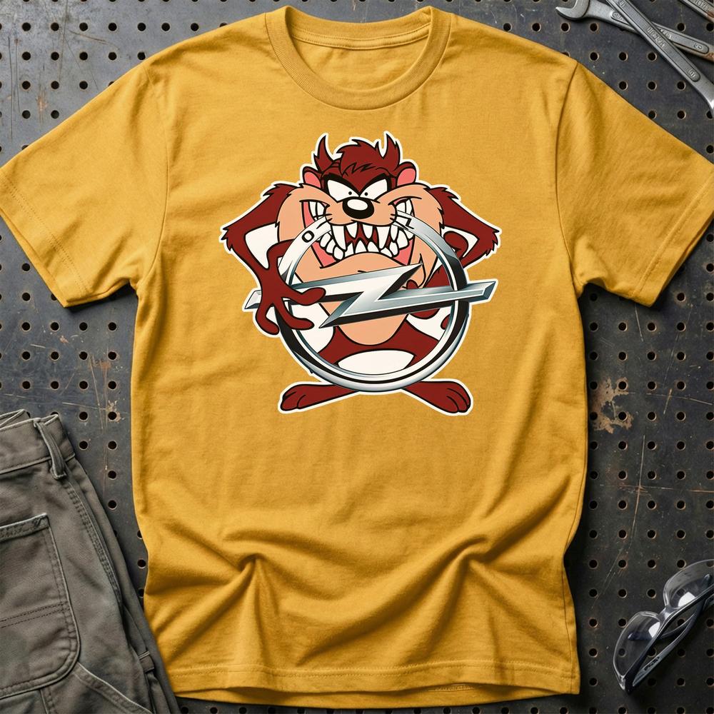 Opel TAZ T-Shirt-Beklædning-Opel-Guld-S-Garage Culture Shop- garage - man cave - merchandise