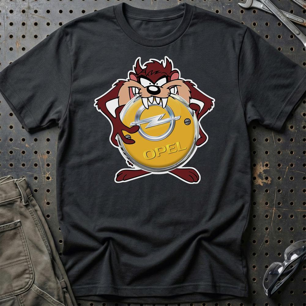 Opel TAZ T-Shirt-Beklædning-Opel-Sort-S-Garage Culture Shop- garage - man cave - merchandise