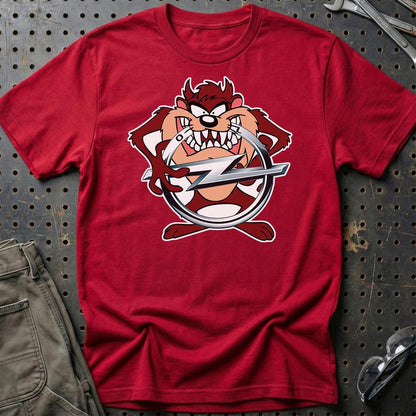 Opel TAZ Unisex T-Shirt , Bomuld-Beklædning-Opel-Rød-S-Garage Culture Shop- garage - man cave - merchandise