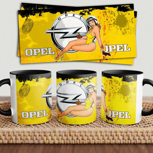 Opel "To Toner" Vintage Keramisk Krus-Krus-Opel-Garage Culture Shop- garage - man cave - merchandise