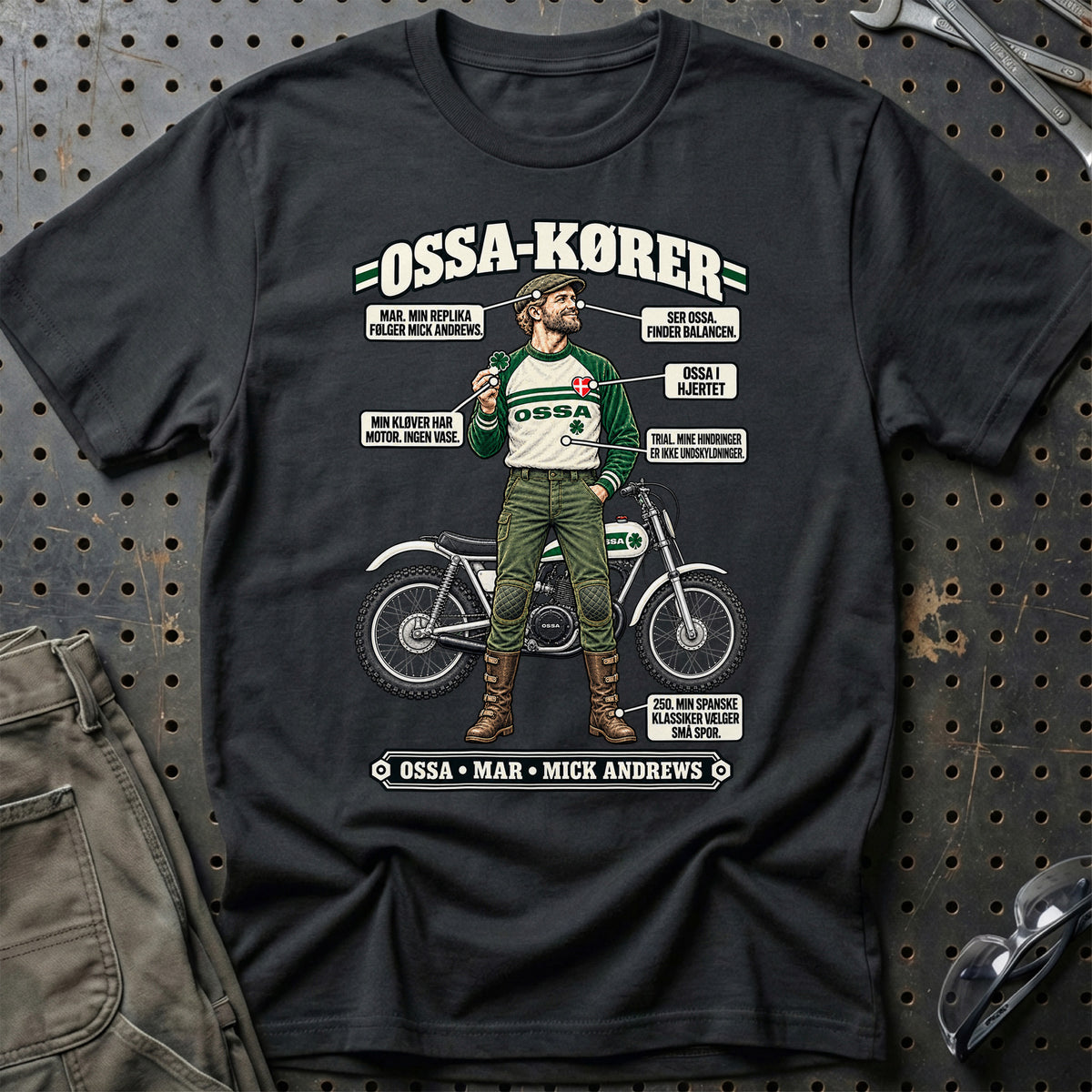 
Ossa-Kører T-Shirt – Sort