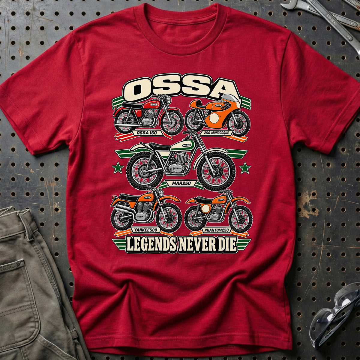 
Produktbillede af Ossa Legends Never Die T-Shirt