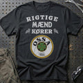Ossa Rigtige Mænd Kører T-Shirt-Beklædning-Ossa-Sort-S-Garage Culture Shop- garage - man cave - merchandise
