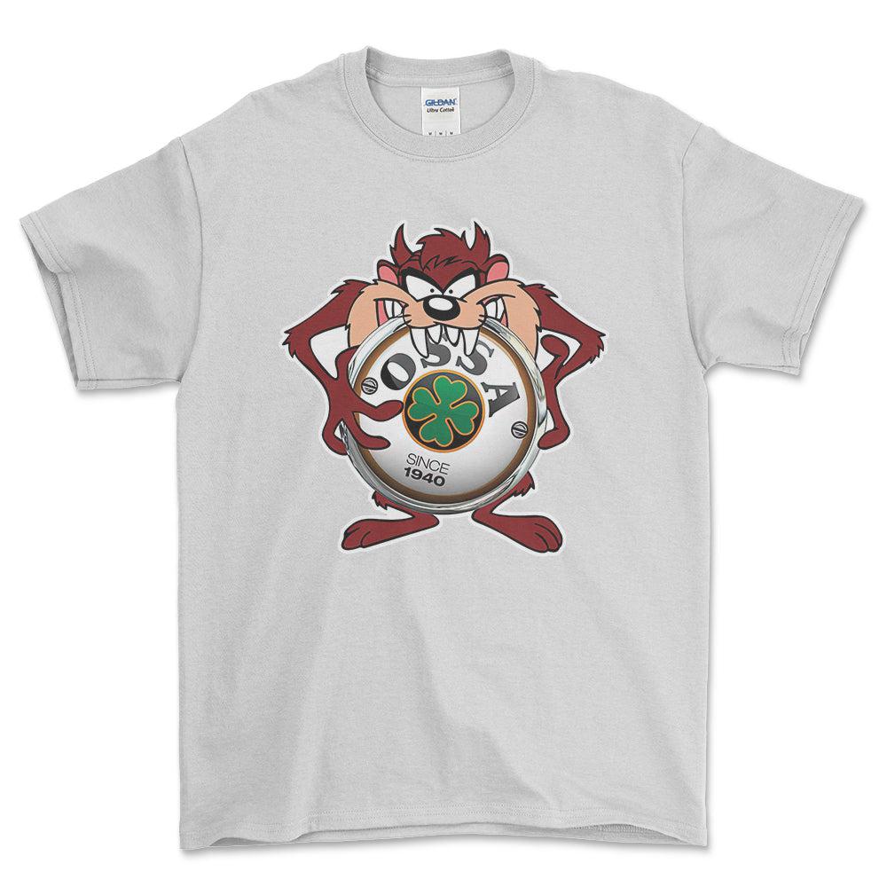 Ossa TAZ Unisex T-Shirt , Bomul-Beklædning-Ossa-Hvid-S-Forside-Garage Culture Shop- garage - man cave - merchandise