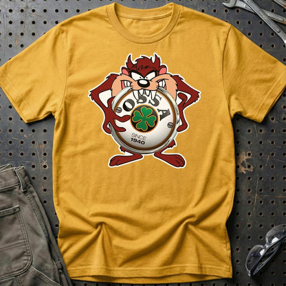 Ossa TAZ Unisex T-Shirt , Bomul-Beklædning-Ossa-Guld-S-Garage Culture Shop- garage - man cave - merchandise