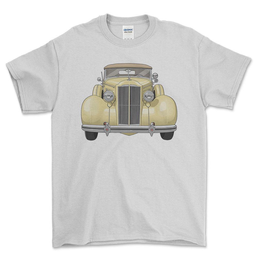 Packard 120 Convertible 1937 - Unisex T-Shirt-Beklædning-Packard-Garage Culture Shop- garage - man cave - merchandise