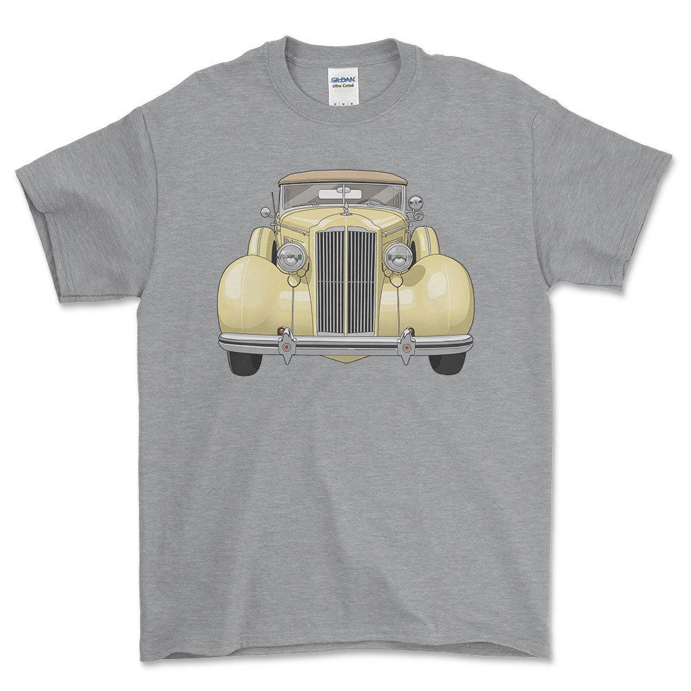 Packard 120 Convertible 1937 - Unisex T-Shirt-Beklædning-Packard-Garage Culture Shop- garage - man cave - merchandise