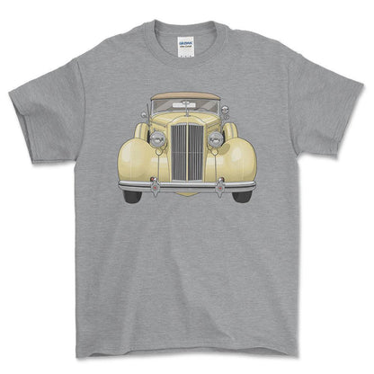 Packard 120 Convertible 1937 - Unisex T-Shirt-Beklædning-Packard-Garage Culture Shop- garage - man cave - merchandise