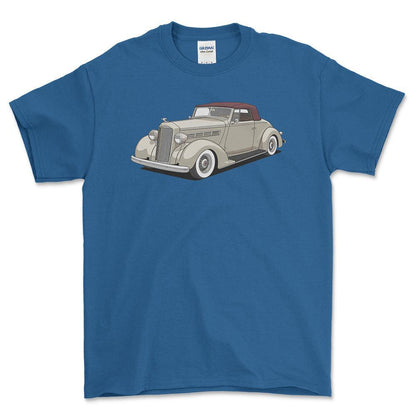 Packard 120 Convertible 1937 - Unisex T-Shirt-Beklædning-Packard-Garage Culture Shop- garage - man cave - merchandise