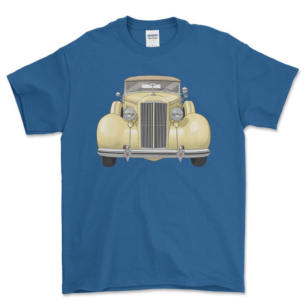 Packard 120 Convertible 1937 - Unisex T-Shirt-Beklædning-Packard-Garage Culture Shop- garage - man cave - merchandise
