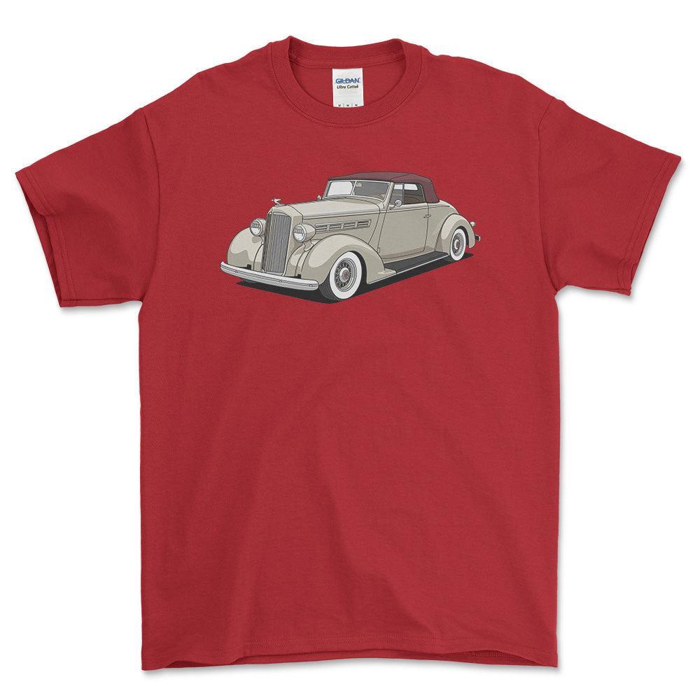 Packard 120 Convertible 1937 - Unisex T-Shirt-Beklædning-Packard-Garage Culture Shop- garage - man cave - merchandise