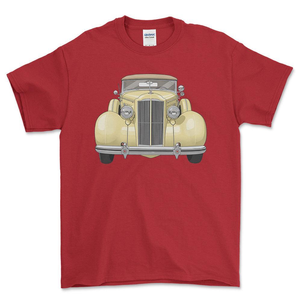 Packard 120 Convertible 1937 - Unisex T-Shirt-Beklædning-Packard-Garage Culture Shop- garage - man cave - merchandise