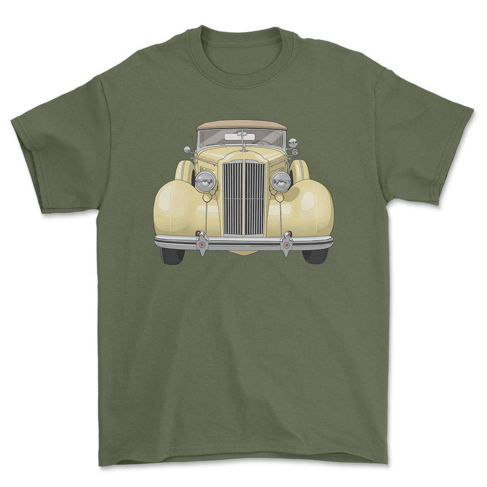Packard 120 Convertible 1937 - Unisex T-Shirt-Beklædning-Packard-Garage Culture Shop- garage - man cave - merchandise