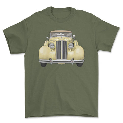 Packard 120 Convertible 1937 - Unisex T-Shirt-Beklædning-Packard-Garage Culture Shop- garage - man cave - merchandise