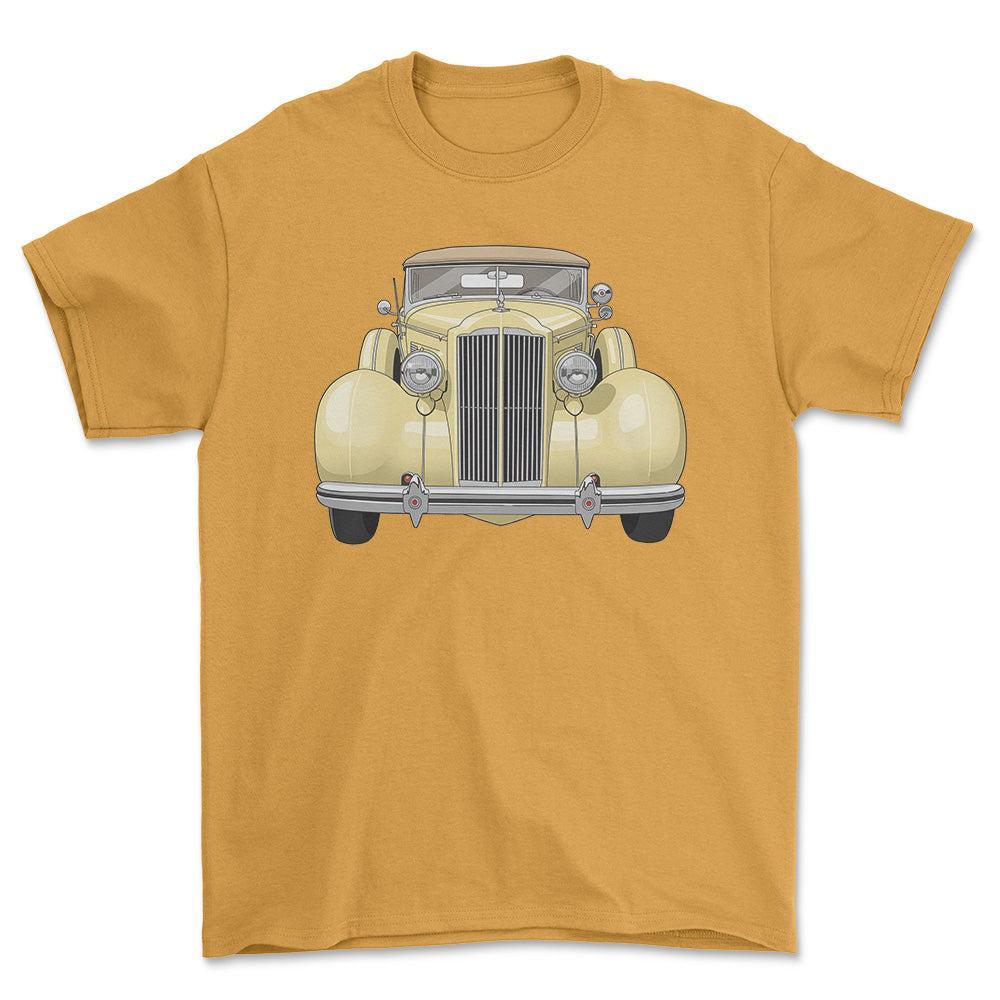 Packard 120 Convertible 1937 - Unisex T-Shirt-Beklædning-Packard-Garage Culture Shop- garage - man cave - merchandise