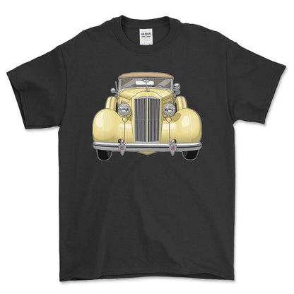 Packard 120 Convertible 1937 - Unisex T-Shirt-Beklædning-Packard-Garage Culture Shop- garage - man cave - merchandise