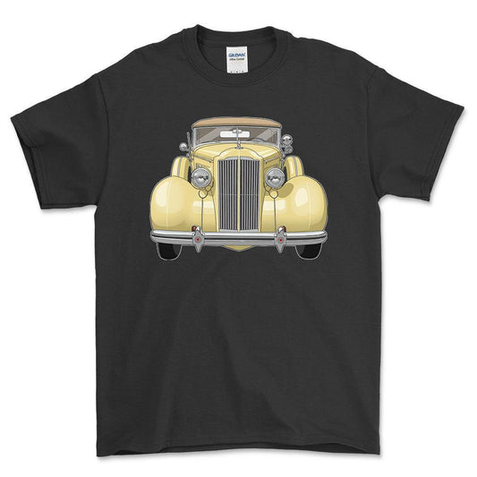 Packard 120 Convertible 1937 - Unisex T-Shirt-Beklædning-Packard-Garage Culture Shop- garage - man cave - merchandise